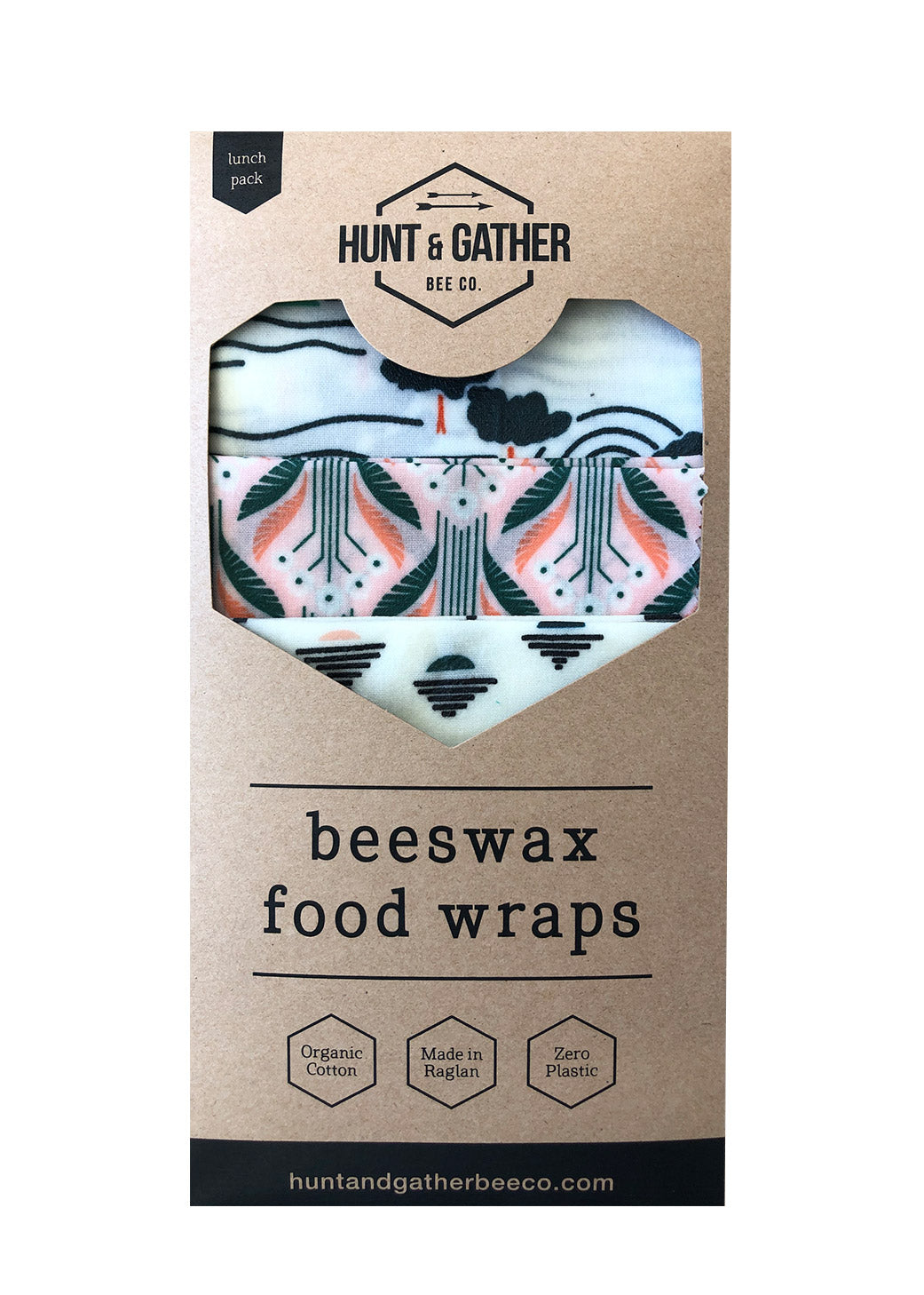 Irish Beeswax Wraps - Kids Lunch 2 Pack - Dublin Honey Killester