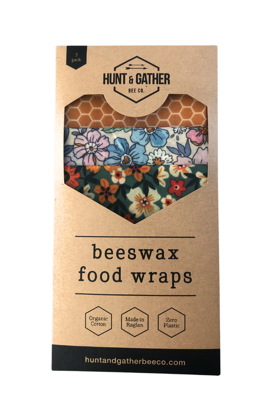 Beeswax Food Wraps - Three Pack